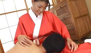 Gorgeous beauty Yuri Matsushima with big tits who adores getting boned