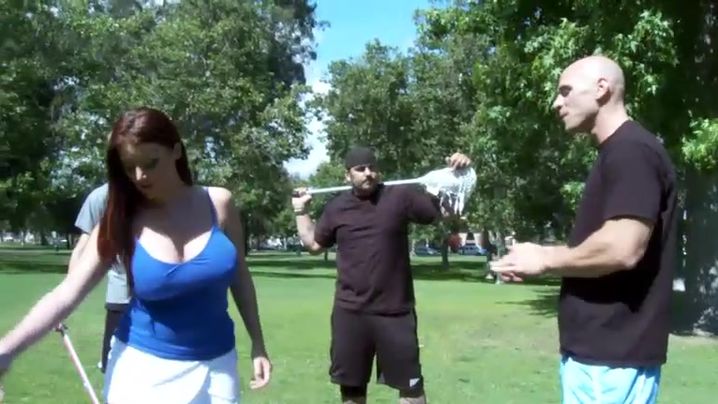 Sassy bombshell Sophie Dee with great tits receives a huge lovestick in her vagina