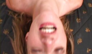 Awesome blonde Heather impales her snatch on a pal's dick