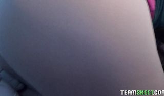 Overwhelming girlfriend Emily Austin with firm natural tits likes to get a huge stick in her taco