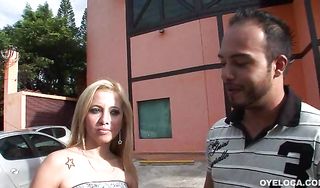 Blonde darling Sabrina Blond is insatiable and enjoys riding a pulsating penis